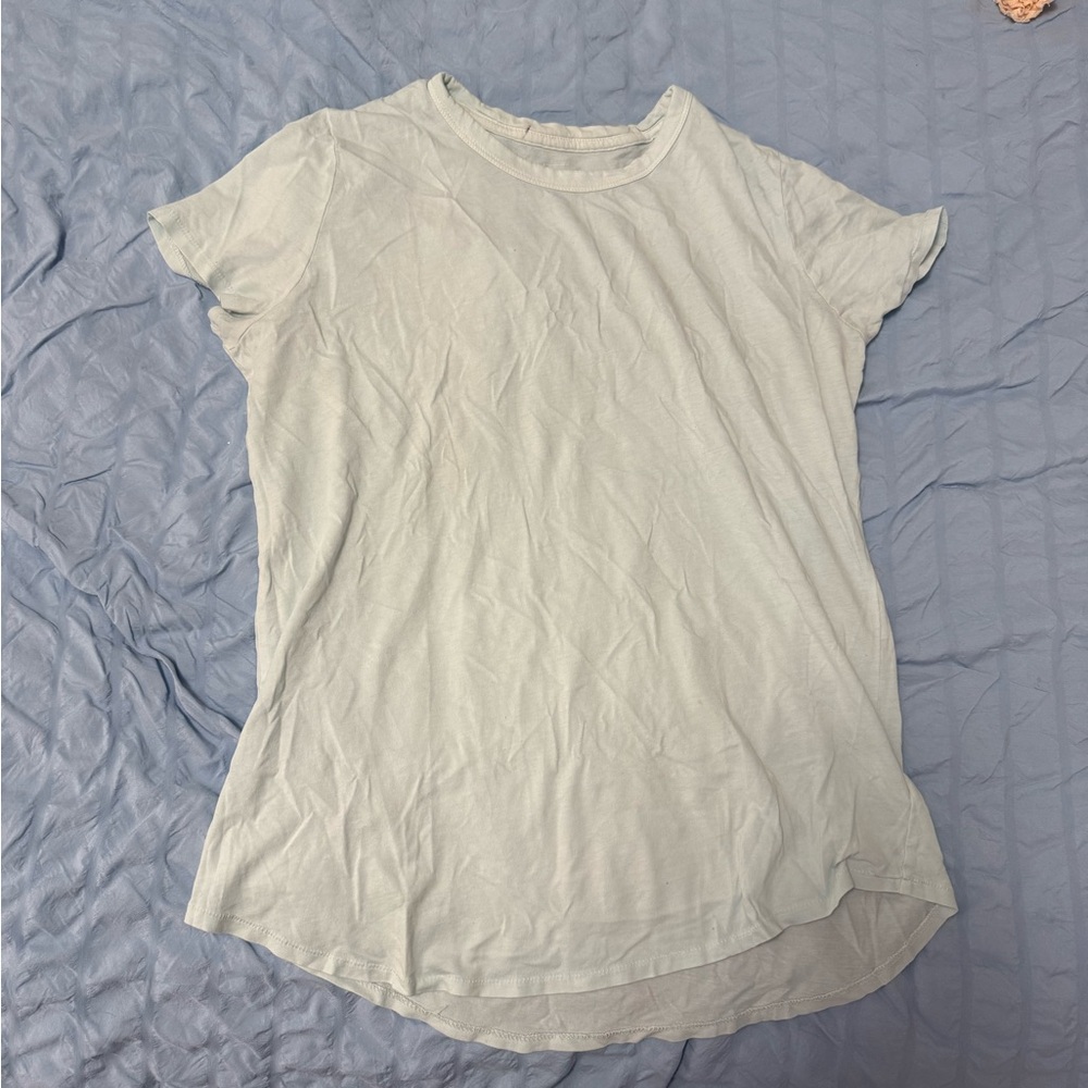 GAP Light Teal Relaxed Short Sleeve T-Shirt